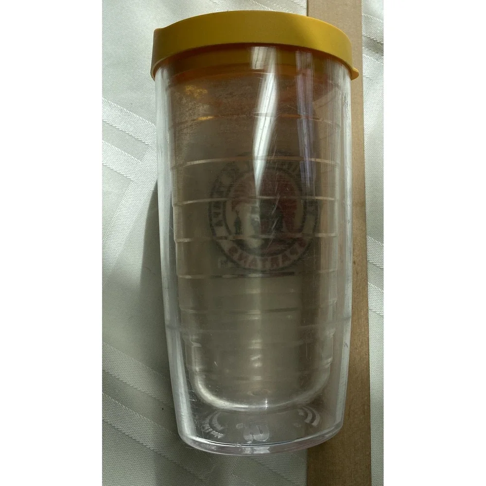 Tervis 16oz‎ University of Tampa Spartans Tumbler Yellow Lid Insulated Cup